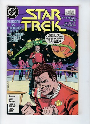 Star Trek # 31 DC Comics Klingons vs. Fereration (Oct 1986) NM-