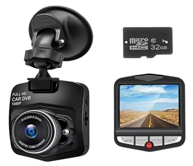 1080P Dash Cam with Night Vision, G-Sensor, and Loop Recording for Cars-image