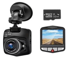 Dash Cam 1080P DVR with Night Vision, G-Sensor, and Loop Recording