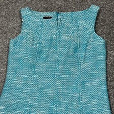 Talbots Dress Women 4 Small Blue Sleeveless Work Rayon New Tags