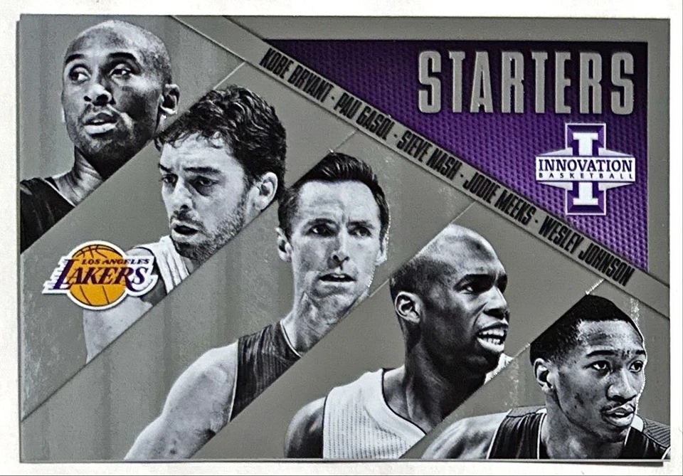 2013-14 Panini Innovation Lakers стартеры /? Kobe Bryant Pau Gasol Steve Nash 24 - Изображение 2 из 4