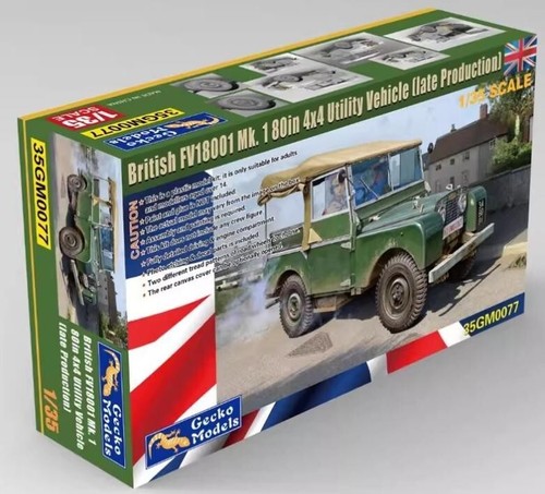 Gecko Models 1/35 35GM0077 British FV18001 Mk.1 80in 4x4 Utility Vehicle - 第 1/1 張圖片