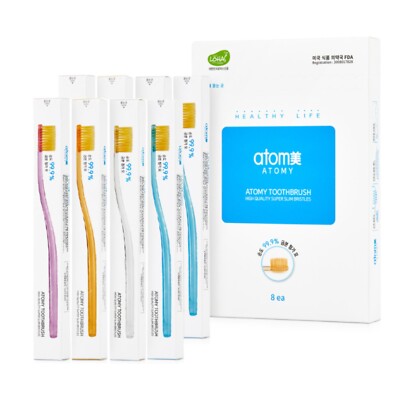 ATOMY Toothbrush 1set/8ea Slim Bristles / Oral Care