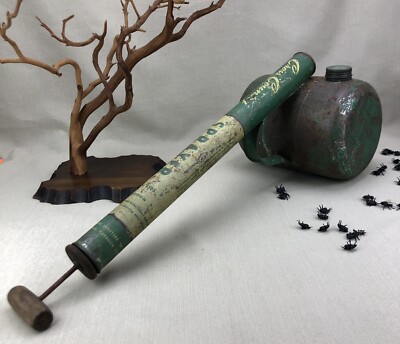 tobacco sprayer Sears Cross Country Sprayer 3 Quart Tank Tin Hand Pump Disinfectants  Pesticides