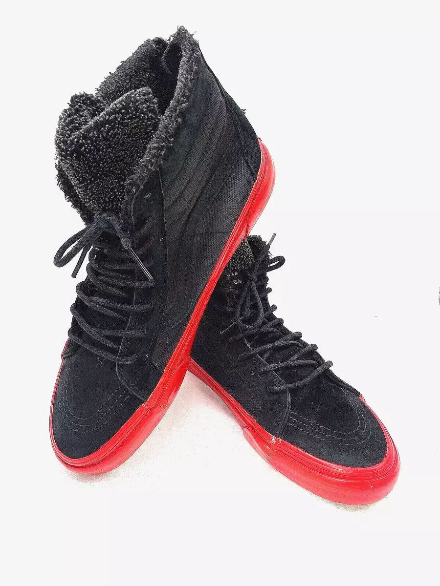 Vans high top tops fur