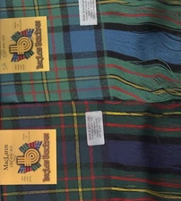 Tartan Sash Clan MacLaren Ladies Scottish Wool Plaid 