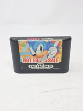 Sonic the Hedgehog Sega Genesis Not For Resale Authentic Cartridge Only 