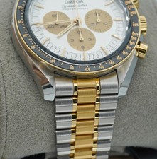 Omega Speedmaster Professional 18K Yellow Gold SS 310.20.42.50.02.001 BOX/CARDS! 14