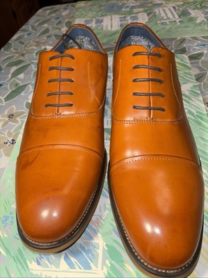 Bruno Marc Men's 14W Brown Oxfords Formal Dress Shoes - Louiswide 2 - Brown