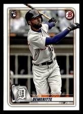 Travis Demeritte 2020 Bowman #16 Detroit Tigers ROOKIE RC *011