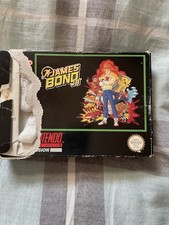 James Bond JR SNES Super Nintendo Boxed PAL