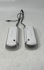 Philips Model SBA220 White Portable Music Speaker System Not Tested