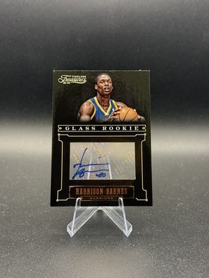 2012-13 Panini Timeless Treasures Glass /499 Harrison Barnes #180 Rookie Auto RC