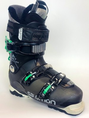 USED $500 Men's Salomon QST Access R80 Ski Boots Black most sizes