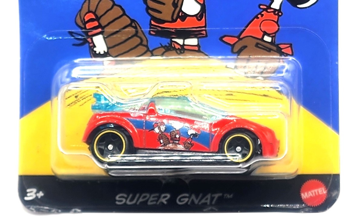 Hot Wheels Silver Series Snoopy Peanuts Super Gnat Kids Diecast