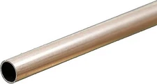 K-S Round Aluminum Tube .029'' x 5/8'' x 12'' - Hobby and Craft Metal Tubing