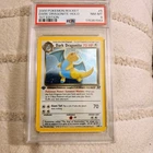 2000 Pokémon Team Rocket Dark Dragonite 1st Edition Holo #5 NM-MT PSA 8