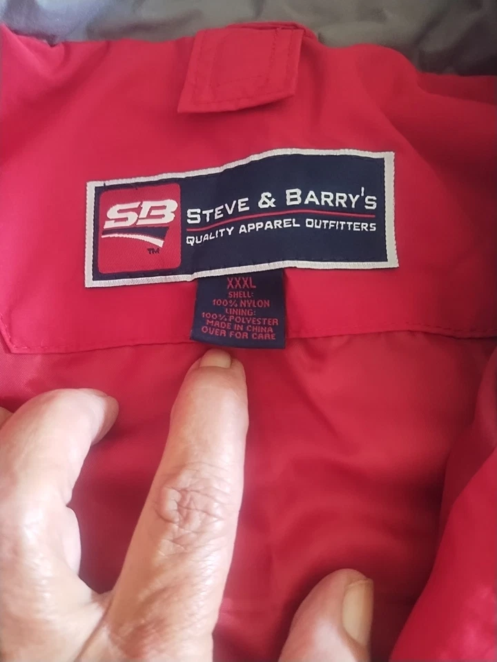 复古 Steve & Barry's 男式 XXL 夹克/风衣。 Never Worn 状况良好 — 第 2/4 张图片