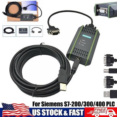 Siemens S7-200/300/400 PLC Cable USB/MPI PC Adapter For 6ES7972-0CB20-0XA0 NEW