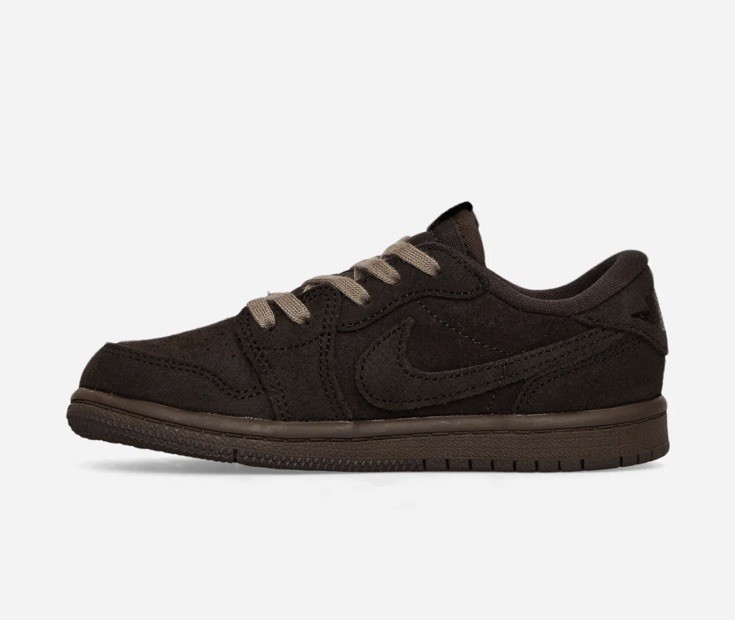 NEW Nike Air Jordan 1 Low OG x Travis Scott Velvet Brown TD Size 8c AUTHENTIC ✅ image 3