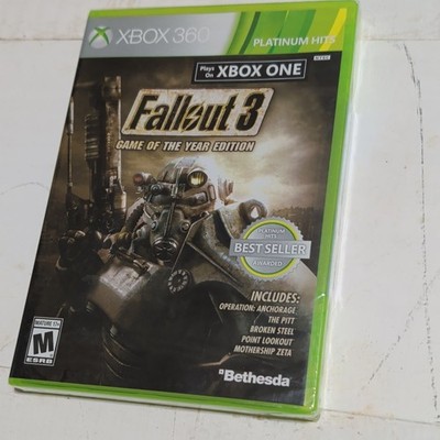 Fallout 3: Game Of The Year / Game - Microsoft Xbox 360 SEALED 