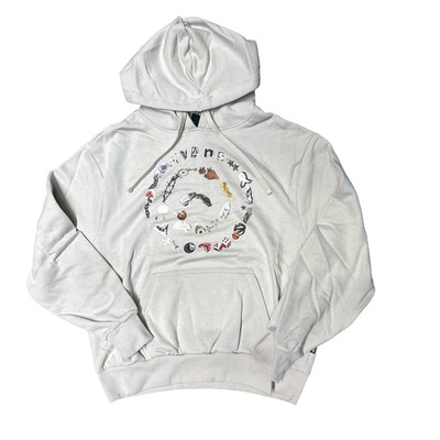 Brand New Womens Vans Vertigo Bloussant Hoodie Oatmeal Size Small