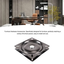 ^^ Heavy Duty 7in Swivel Plate Chair Turntable For Bar Restaurant
