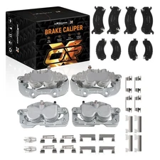 Front Rear Disc Brake Calipers w/Brake Pads for Chevy Avalanche 1500 2002 184764