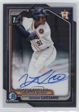 2024 Bowman Chrome Prospect Auto Waner Luciano #CPA-WL Auto 00jz