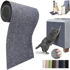 Cat Scratch Furniture Protector Mat DIY Cat Scratch Pad Self-Adhesive, Pet Sc...