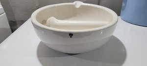 Vintage Large White Porcelain Mortar And Pestle Kitchen Herbs Spices Apothecary