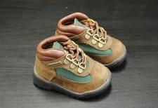 NEW TODDLER TIMBERLAND TB016837242 FIELD BOOT DARK BROWN NUBUCK