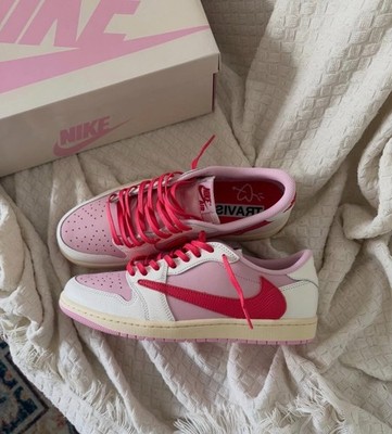 NEW Travis Scott x Air Jordan 1 Low OG SP Tropical Pink IQ7604-101