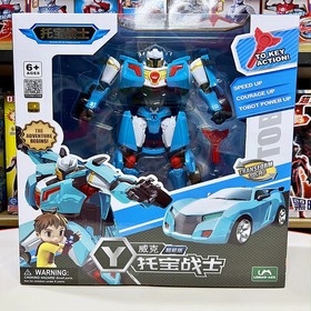 Color Box Tobot Transform Car Action Doll MINI Warrior Car Children's Gift