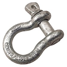 9/16 I.W. x 1-1/8 I.L. 1/4 Galvanized Steel S...