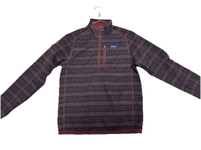 NWT Patagonia Mens 2xl Better Sweater 1/4 Zip Pvr Woven Together Dried Vanilla