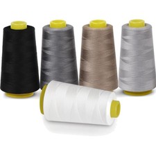 Nähgarn Set 5 Konen Polyester 3000 Yards Mehrfarbig Bastelmaterialien