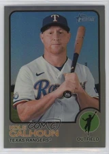 2022 Heritage High Number Chrome Silver Bordered Refractor /373 Kole Calhoun