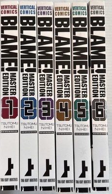 Blame! Master Edition Manga Volumes 1, 2, 3, 4, 5, 6 - English