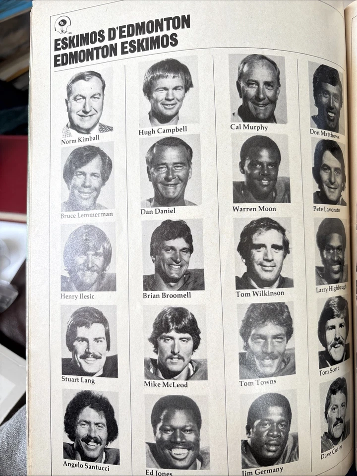 CFL Coupe Grey Cup 1981  Program  Magazine Edmonton 26  vs Ottawa 23 WARREN MOON - Image 4 of 4