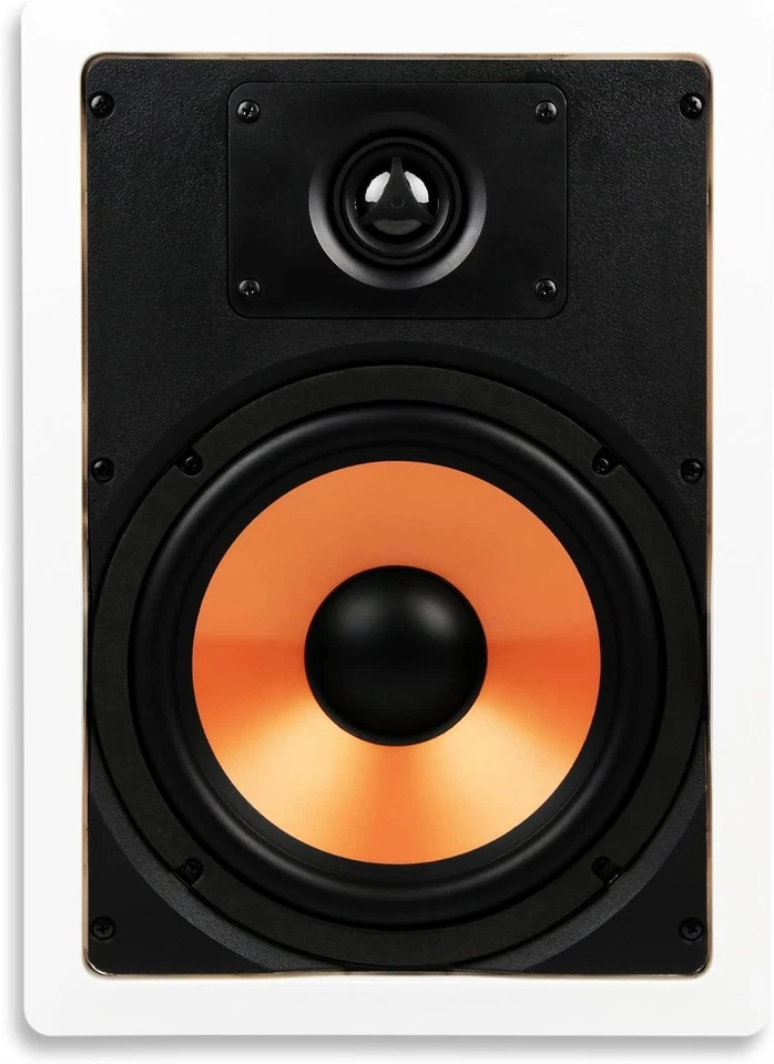 In-wall Speaker Polymer 8 inch 2-way High Performance Home Theater Outdoor - Image 3 of 4
