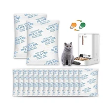 16 Pack Pet Food Desiccant Packs with Color Indicating, Compatible ... Fast Ship
