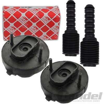2x FEBI DOMLAGER+PROTECTION KIT HINTERACHSE passend für RENAULT TWINGO I C06