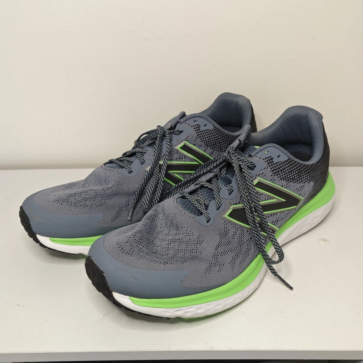 New Balance Fresh‎ Foam 680v7 Ocean Grey Black Shoes M680CG7, Men\'s Size 12 D New Balance Men main image 3
