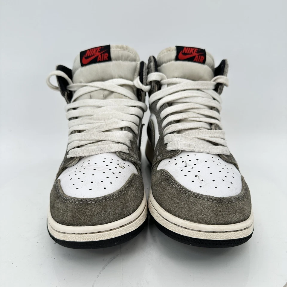 Nike Air Jordan 1 Size 6Y Women 7.5 Retro High OG Washed Gray Suede FD1437-051 - Image 3 of 4