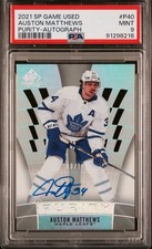 ‼️2021 SP GAME USED AUSTON MATTHEWS PURITY-AUTOGRAPH PSA GRADE 10!💨