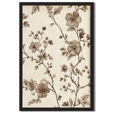 Vintage Floral Pattern Wall Art Canvas Oil Paintings Reproduction