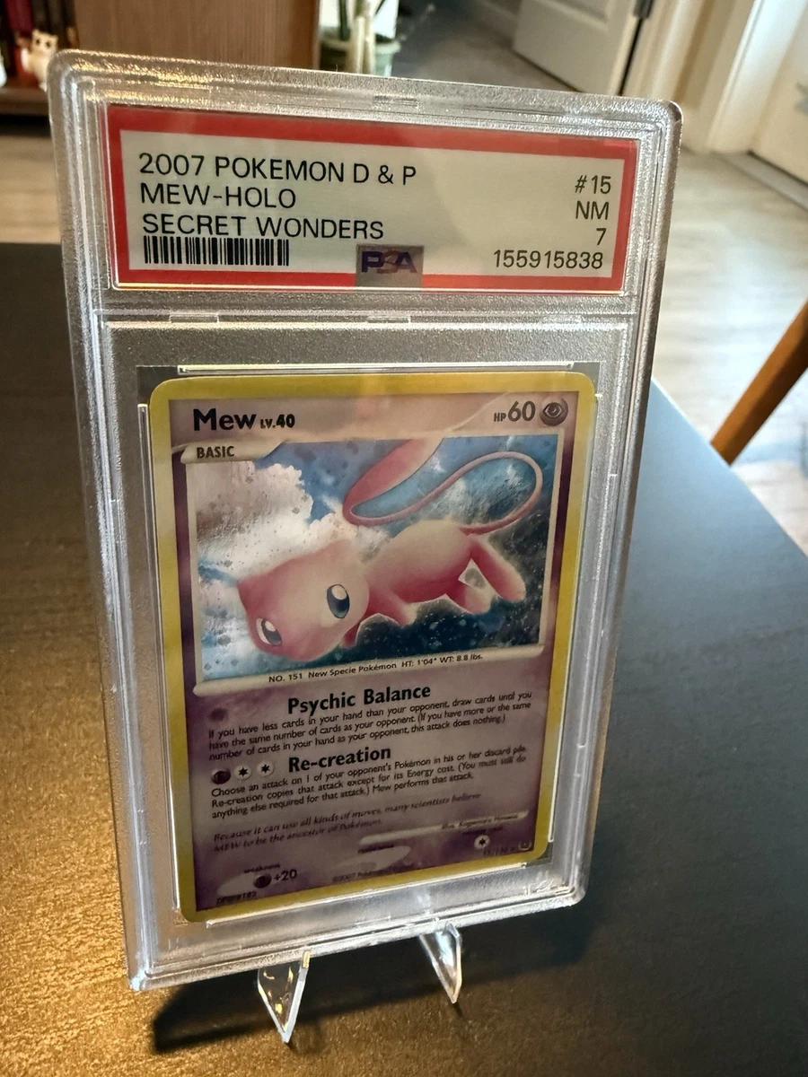 Mew Pokémon TCG Professional Sports Authenticator (PSA) Holo Rare