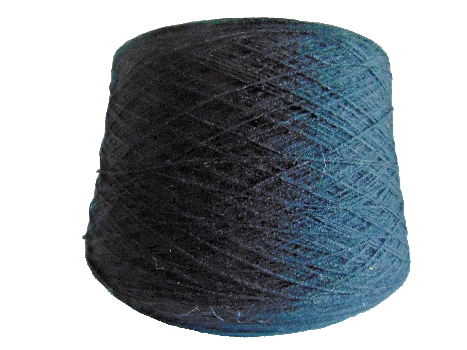 Vintage Unbranded Machine Cone Fingering/Sport Navy Blue Yarn 2+ Lbs. NICE image 1