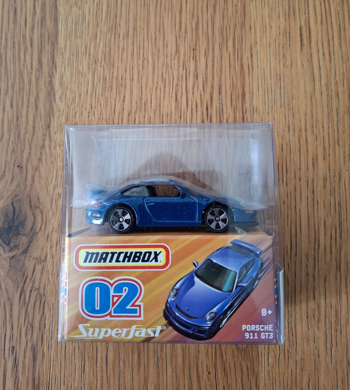 Porsche 911 GT3 miniature Matchbox Superfast 2007 métal sous blister